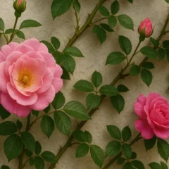 Rosa trepadeira o método que faz a planta cobrir paredes em tempo recorde