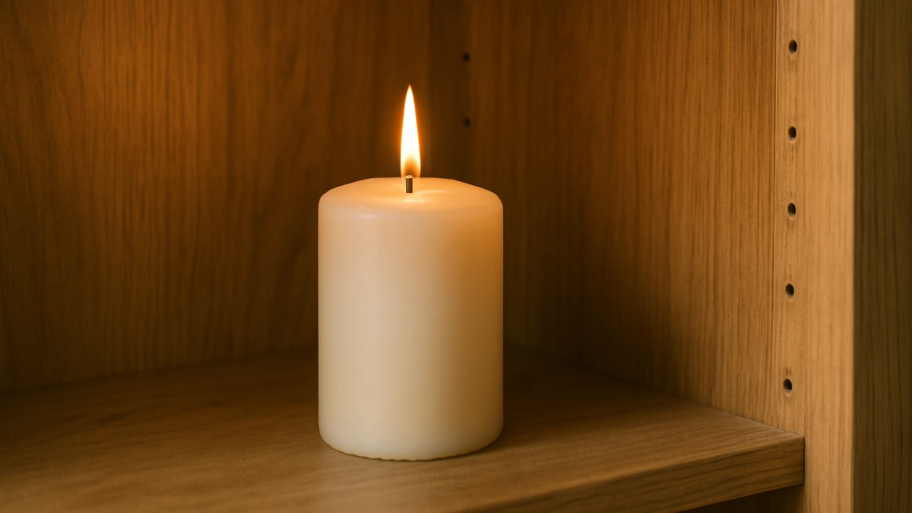 Vela no armário o truque das avós que evita mofo mesmo em móveis fechados e abafados