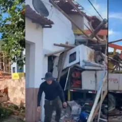 Cinco pessoas morrem ap&oacute;s caminh&atilde;o invadir im&oacute;vel na Chapada Diamantina