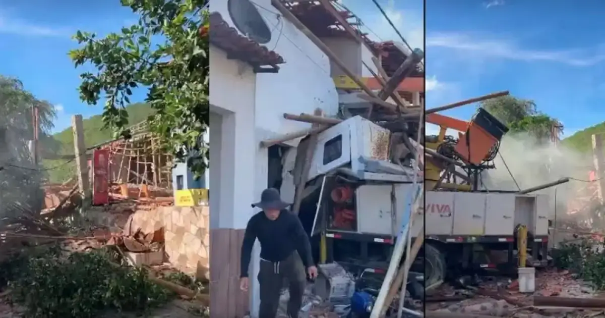 Cinco pessoas morrem após caminhão invadir imóvel na Chapada Diamantina Cinco pessoas morrem após caminhão invadir imóvel na Chapada Diamantina