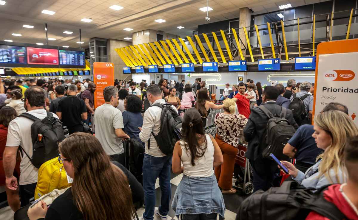Aeroporto Congonhas - voos afetados por vendaval