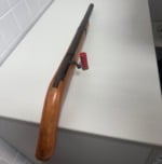 Arma apreendida no bairro Papagaio