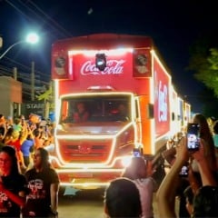 caravana da coca cola 2025 em Feira de Santana