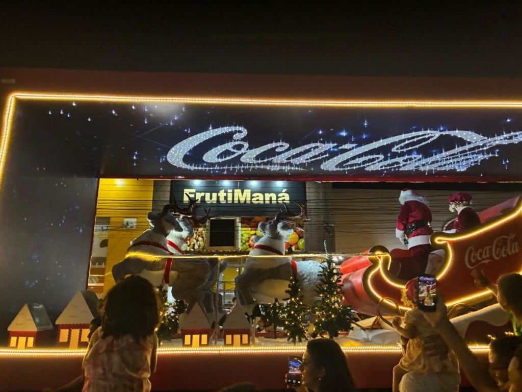 caravana da coca cola 2025 em Feira de Santana