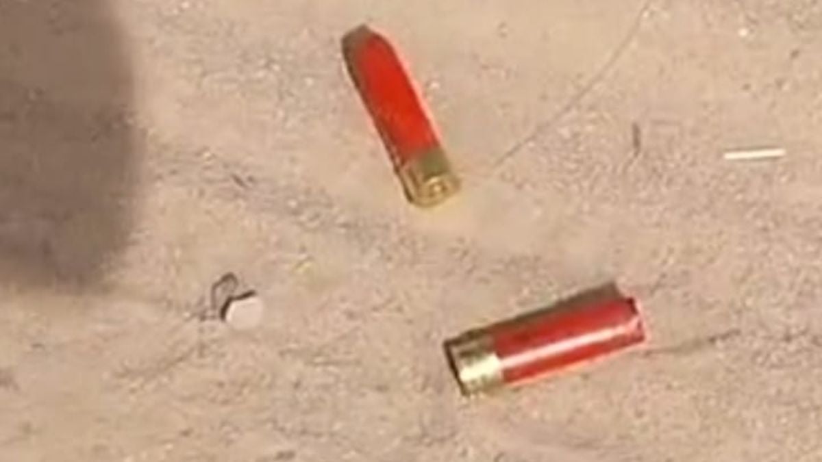 Cartuchos encontrado no local que Andreo Cesar Teixeira foi morto