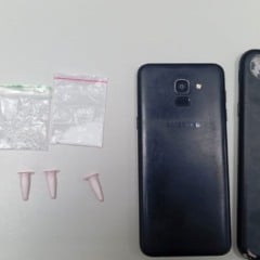 Porções de cocaína apreendidas com homem em São Gonçalo dos Campos