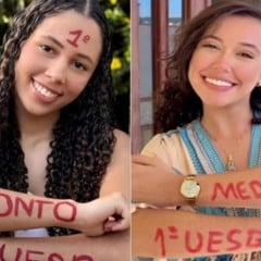 Estudantes aprovadas