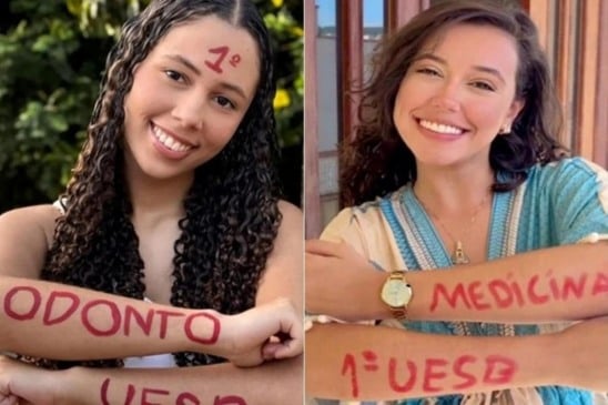 Estudantes aprovadas