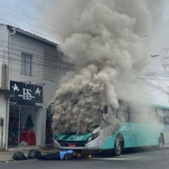 Princípio de incêndio na Heráclito Dias de Carvalho