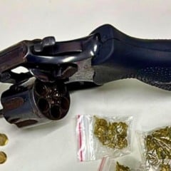 Material apreendido com homem