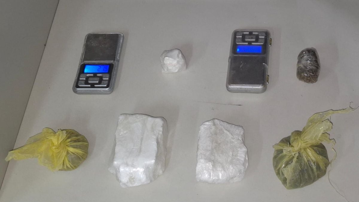 material apreendido no bairro baraúnas