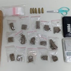 material apreendido na matinha