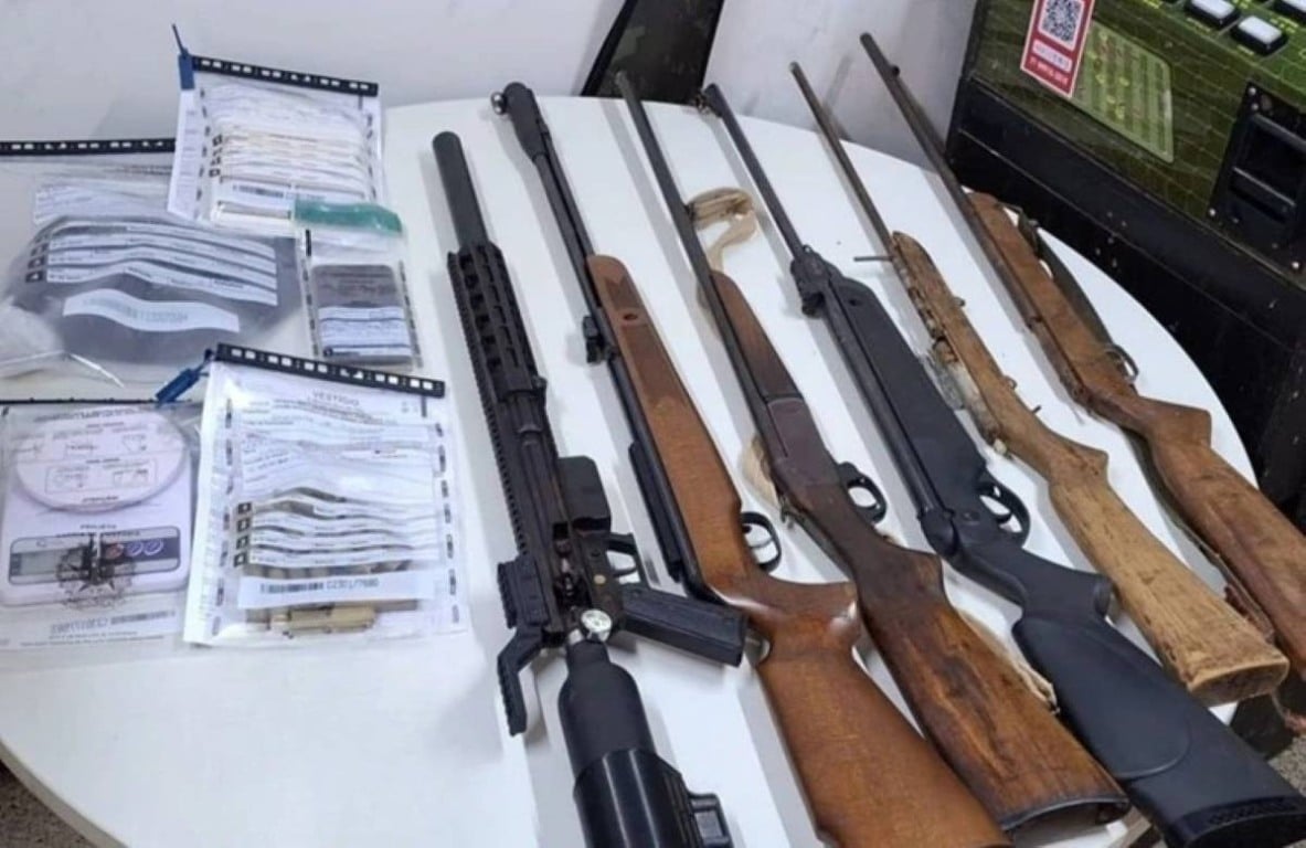 Quatro pessoas são presas durante operação em região da Chapada Diamantina; drogas e armas foram apreendidas