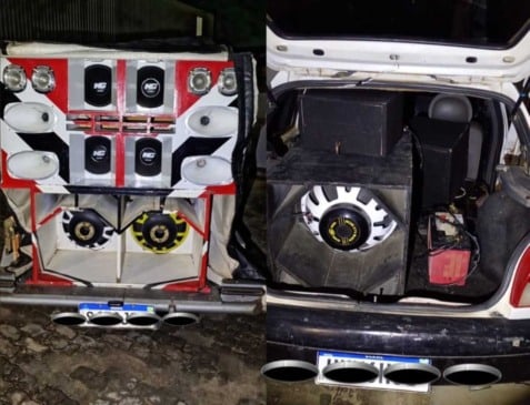 PM apreende drogas e arma durante fiscalização de festa clandestina em Vitória da Conquista