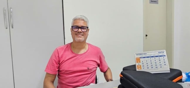 Rudival Filho, presidente do sindicato dos lotéricos do interior da Bahia