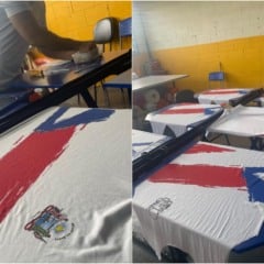 presos confeccionam fardamento da rede p&uacute;blica estadual