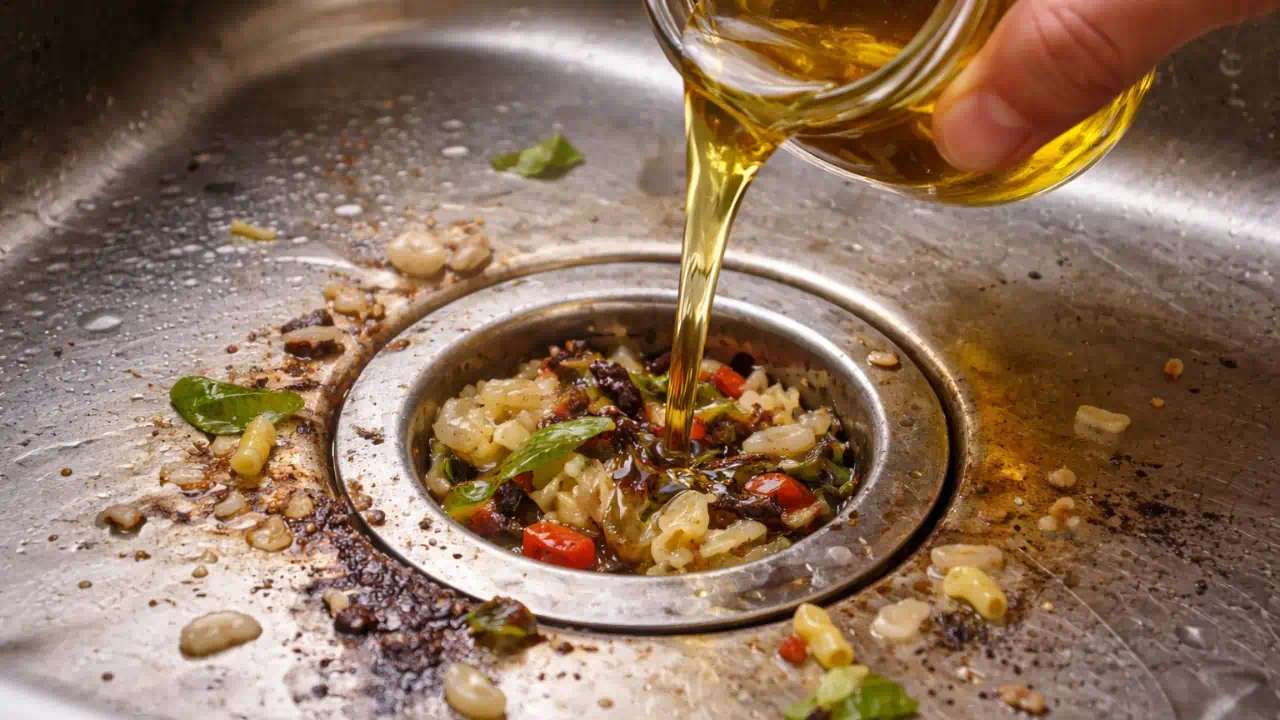 3 hábitos no ralo da cozinha que causam entupimento lento