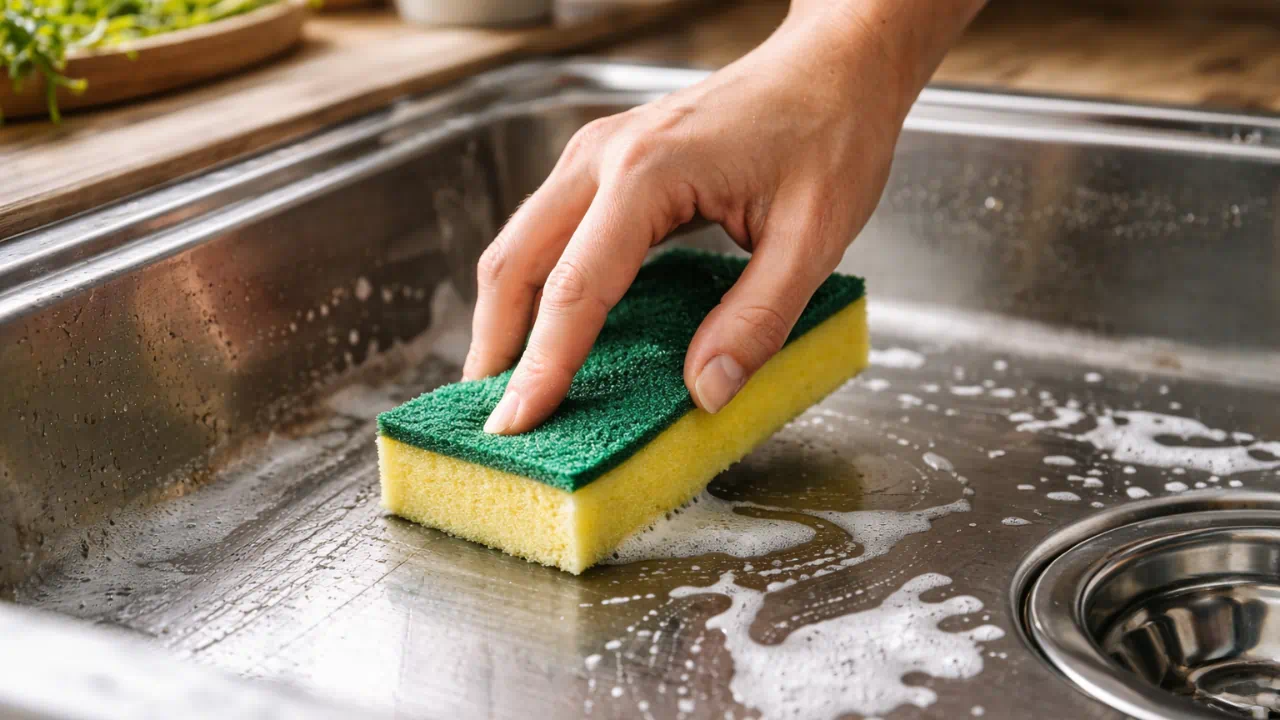 5 detalhes no uso da esponja que riscam superfícies sem você perceber
