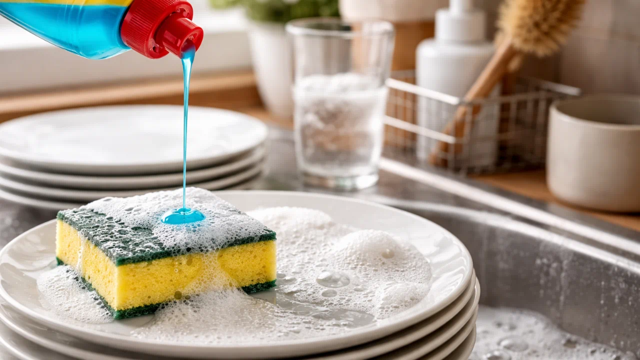 7 sinais de que você usa detergente demais e deixa resíduos invisíveis nos pratos