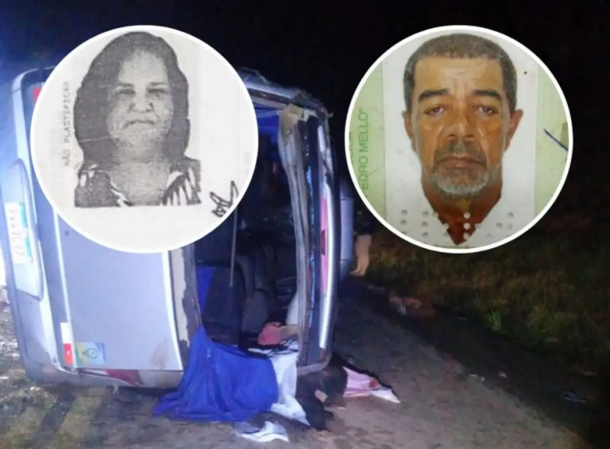 Dois pessoas morrem e 20 ficam feridas na BR-116 após acidente com micro-ônibus da Prefeitura de Ipiaú