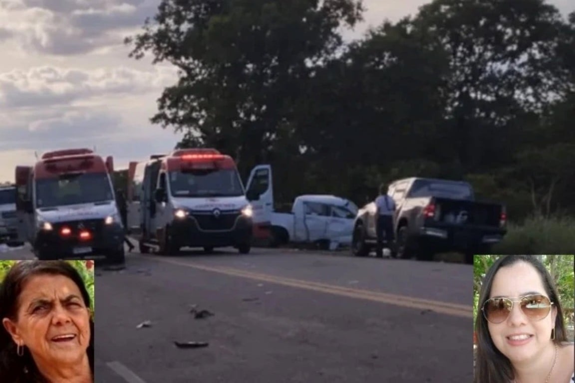 Acidente envolvendo veÃculo de Dom BasÃlio mata mãe e filha na BR 030 em Malhada | Foto: WhatsApp Achei Sudoeste Acidente envolvendo veÃculo de Dom BasÃlio mata mãe e filha na BR 030 em Malhada | Foto: WhatsApp Achei Sudoeste