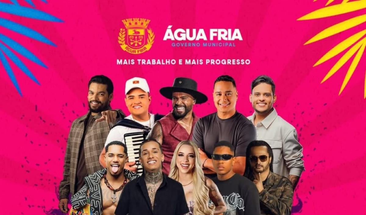 Água Fria Fest | Foto: Reprodução/ Instagram (@prefeituradeaguafria) Água Fria Fest | Foto: Reprodução/ Instagram (@prefeituradeaguafria)