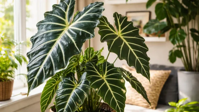 Alocasia amazônica: o ajuste de luz que faz as folhas ficarem até 2× maiores em uma estação