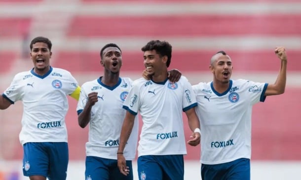 Bahia goleia Inter de Limeira na estreia da Copa SP de futebol júnior | Foto: Reprodução X/ Esporte Clube Bahia