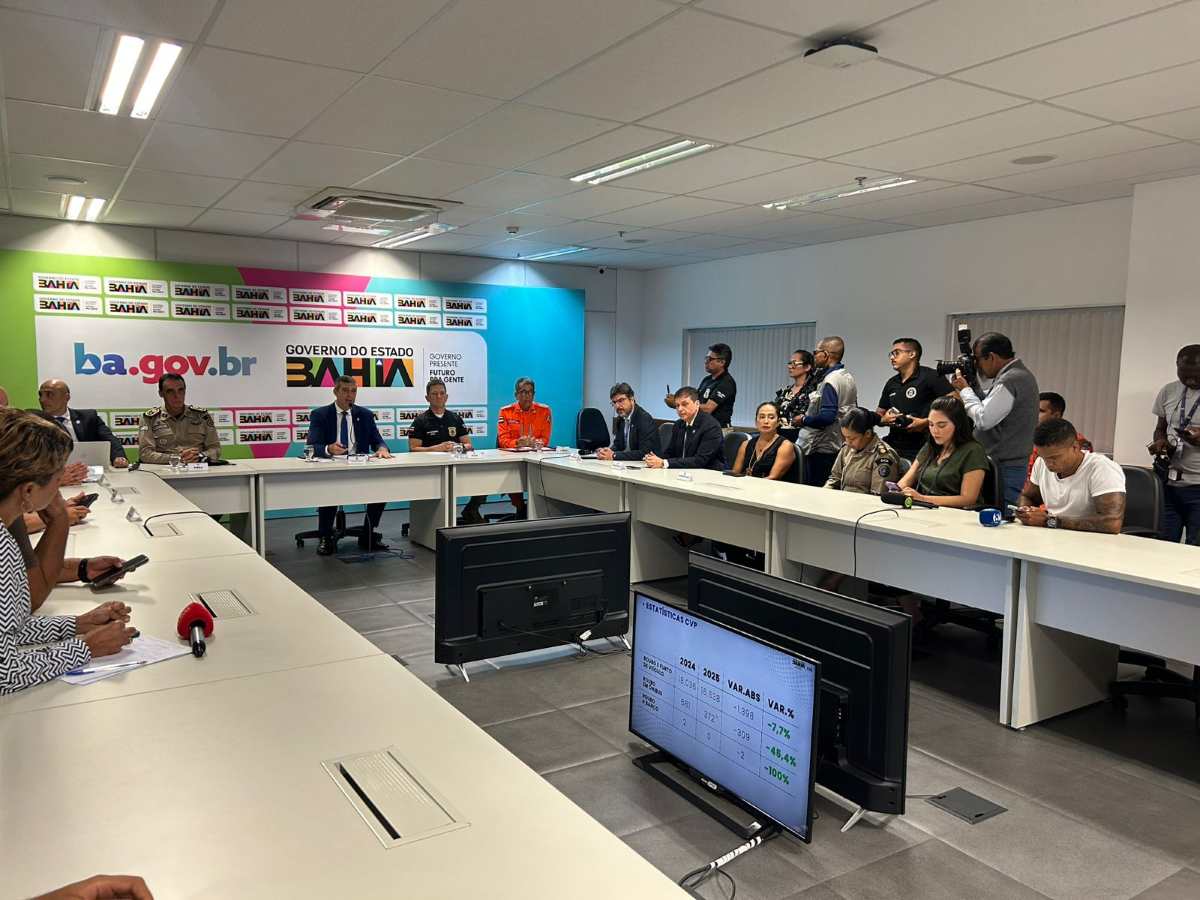 Bahia tem redução de 13,1% no número de mortes violentas em 2025