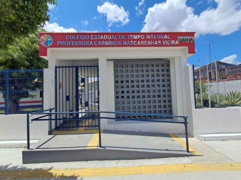 Colégio Estadual de Tempo Integral Professora Carminda Mascarenhas Vieira | Foto: Ney Silva/ Acorda Cidade