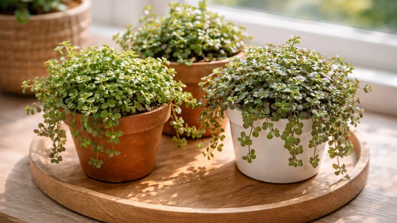 Dinheiro-em-penca quantos vasos pequenos criam efeito cheio sem exagero