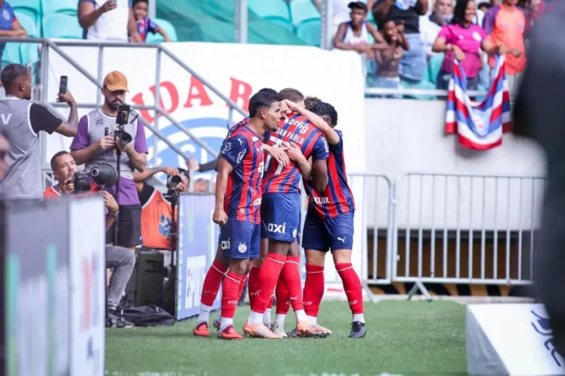 Bahia vence o Jequié por 4 a 2 e inicia Baianão 2026 com triunfo na Fonte Nova Bahia vence o Jequié por 4 a 2 e inicia Baianão 2026 com triunfo na Fonte Nova