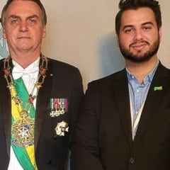 Filipe Martins e Bolsonaro