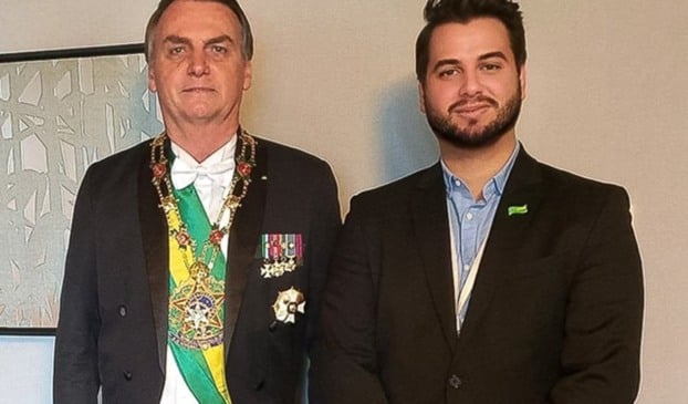 Filipe Martins e Bolsonaro