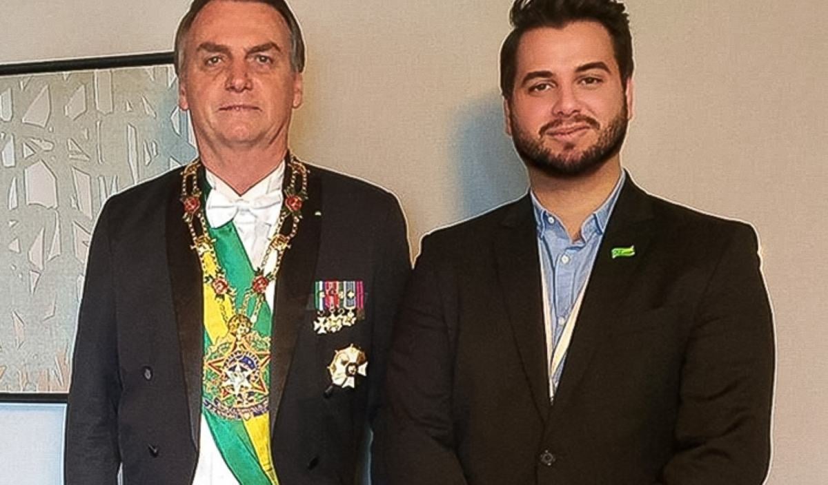 Filipe Martins e Bolsonaro Filipe Martins e Bolsonaro