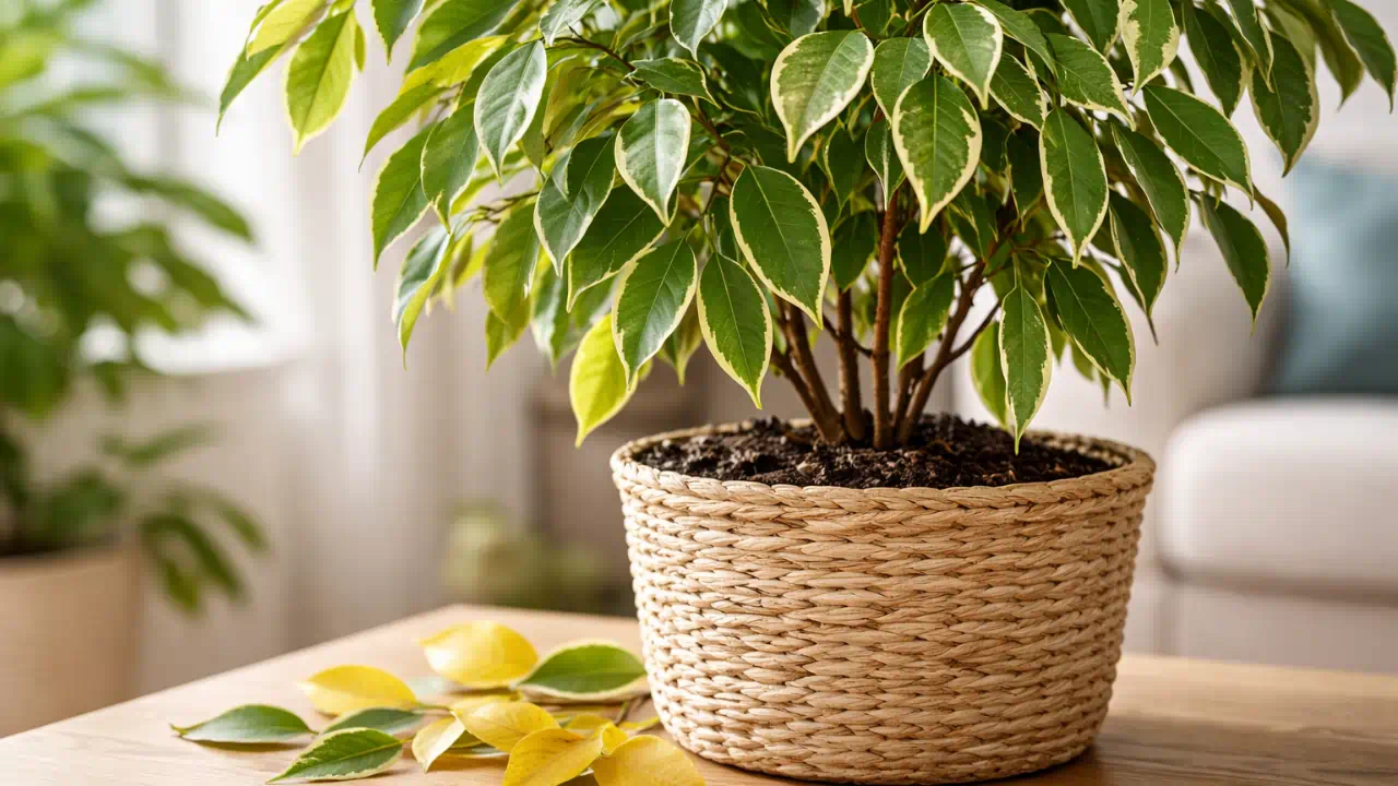Ficus benjamina quantas mudanças de ambiente ela tolera antes de começar a perder folhas