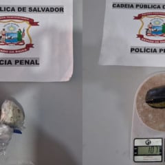 Mulheres s&atilde;o detidas ap&oacute;s tentar entrar com drogas escondidas nas partes &iacute;ntimas na Cadeia P&uacute;blica de Salvador | Foto: Reprodu&ccedil;&atilde;o/ Seap