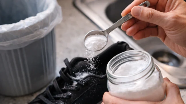 O ponto exato onde usar bicarbonato de sódio neutraliza odores em vez de mascarar