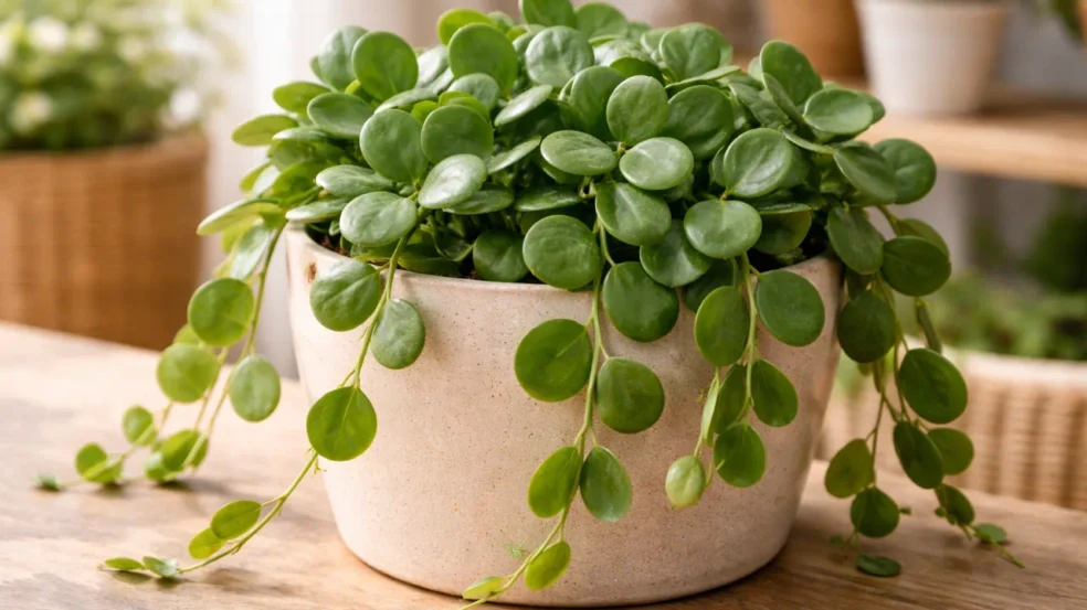 Peperomia ‘Hope’ 3 podas leves que transformam ramos longos em cascata cheia Peperomia ‘Hope’ 3 podas leves que transformam ramos longos em cascata cheia