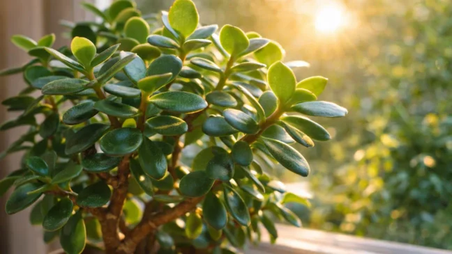 Planta jade quantas horas de sol da manhã evitam folhas moles e esticadas