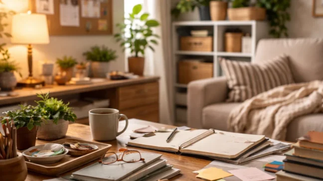 Por que excesso de organização visual pode cansar mais do que bagunça leve