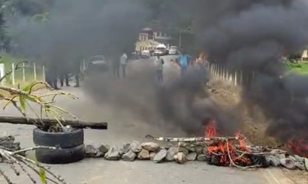 Protesto de produtores de cacau no sul da Bahia
