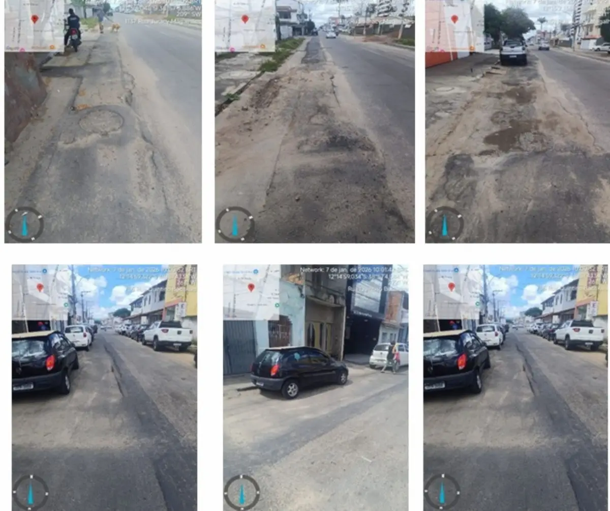 Ruas quebradas pela Embasa Ruas quebradas pela Embasa