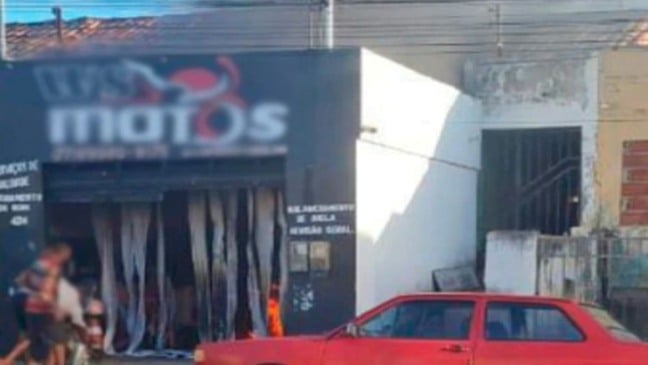 incêndio loja de motocicletas