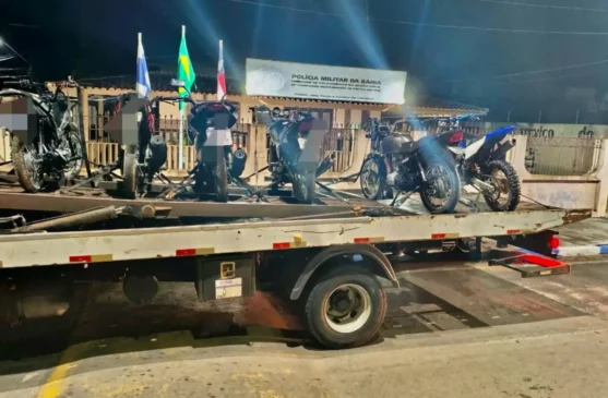Seis motocicletas são apreendidas em Conceição da Feira e em São Gonçalo dos Campos