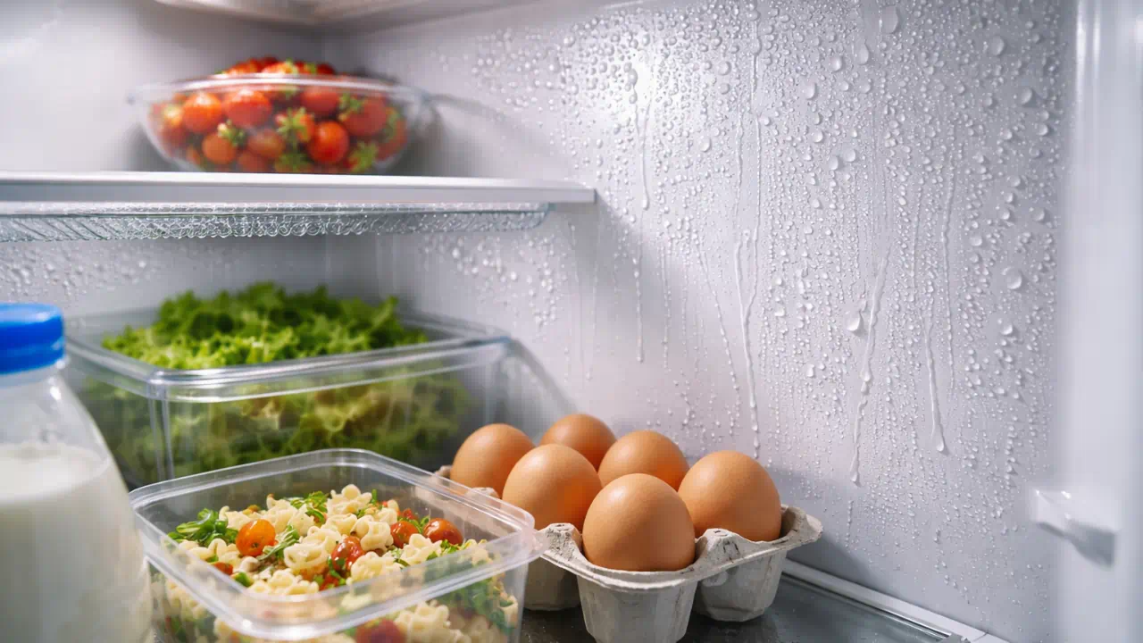 3 motivos técnicos para a geladeira suar por dentro mesmo funcionando bem