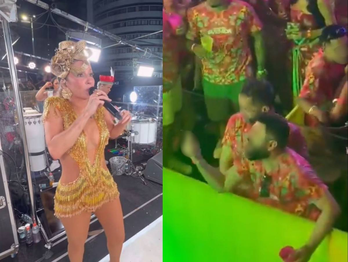 Claudia Leitte é atacada por foliões durante Carnaval de João Pessoa
