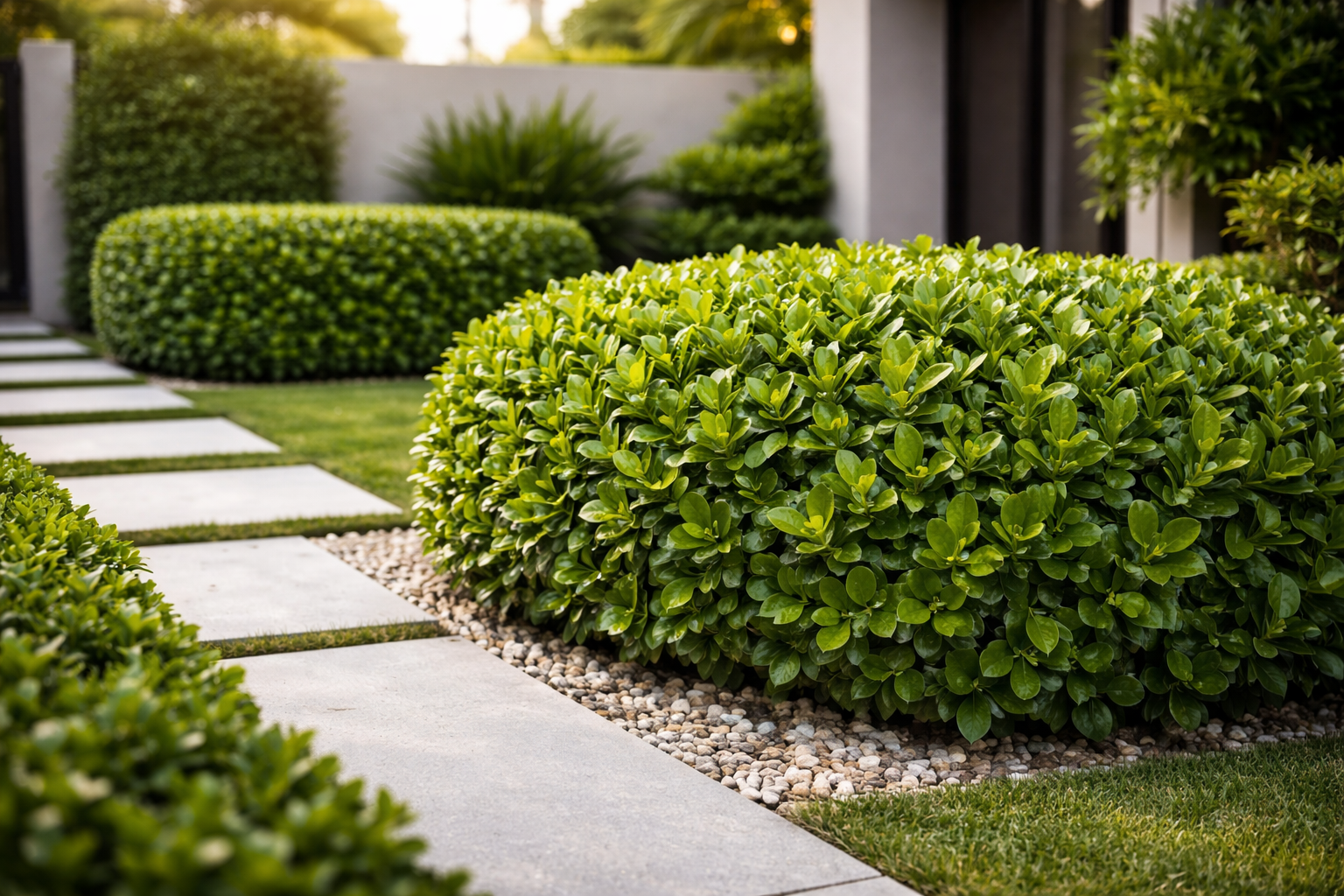 Clúsia formatos corretos de poda dão acabamento profissional aos jardins externos