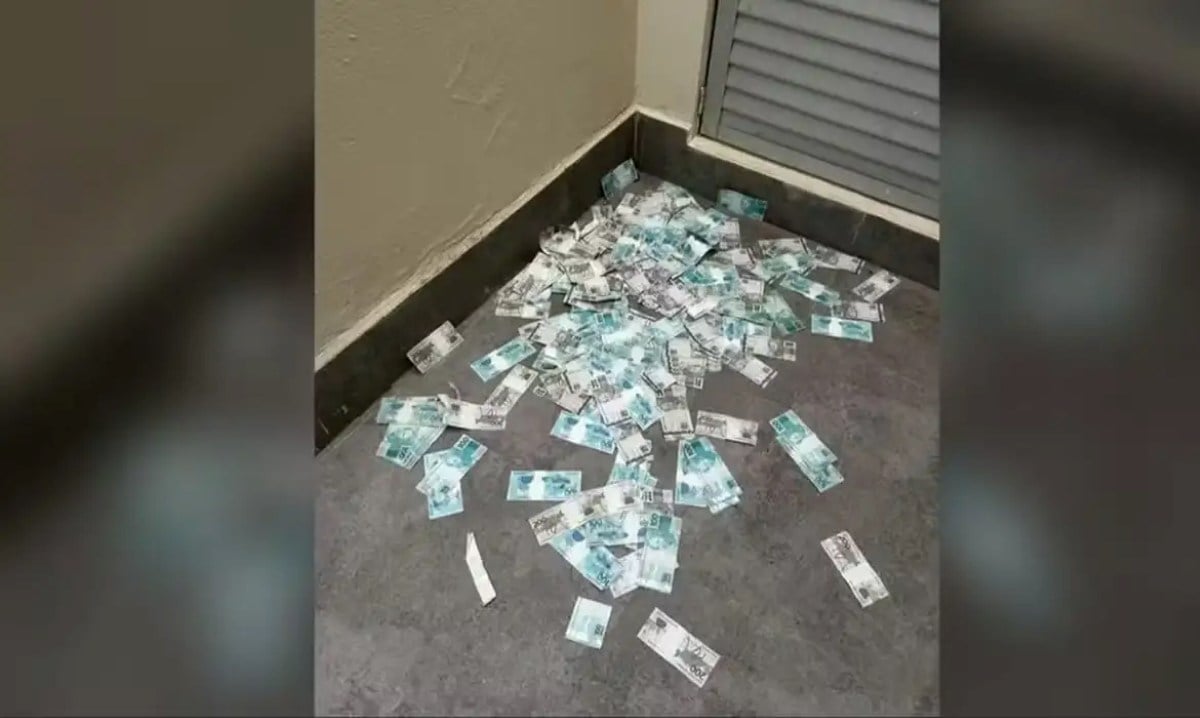 Dinheiro é jogado pela janela em Santa Cataria durante operação da PF contra Rioprevidência