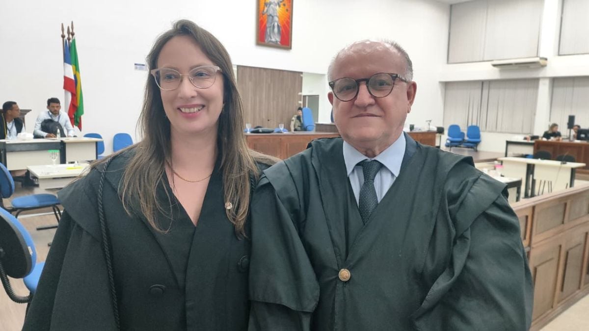 Luciana Silva e Franklin Ribeiro, advogados e assistentes de acusação no processo 
